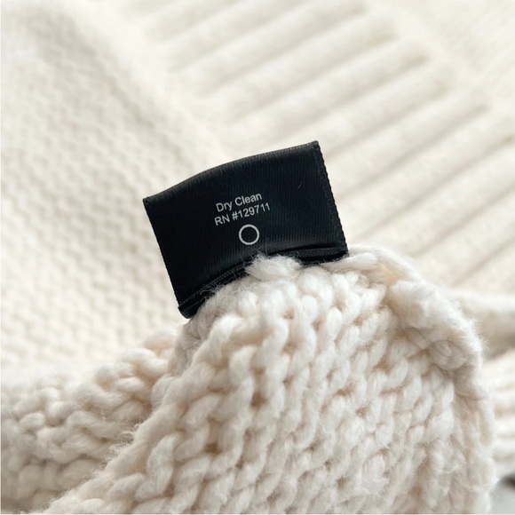 Jenni Kayne Cody Button Up Knit LARGE Cardigan Sweater Ivory Cream Long Sleeve - Picture 12 of 12